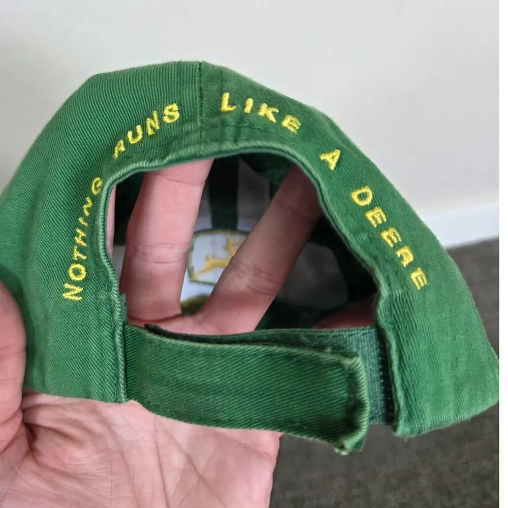 John Deere Embroidered Green & Yellow Hat Small/Medium